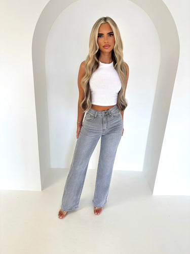 Levoire | Jean Droit Style Papa Stretch