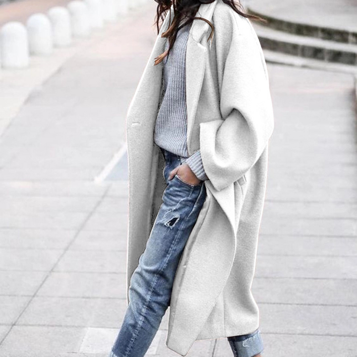 Levoire | Veste Surdimensionnée Chaude Et Stylée Blanc