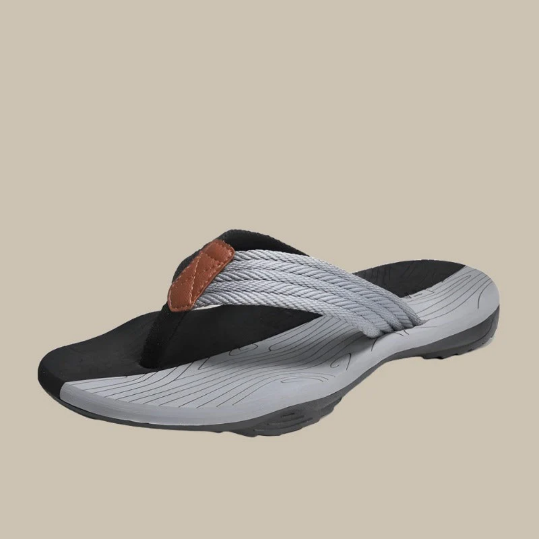 Levoire | Chaussures d'été orthopédiques pour hommes Gri Noir
