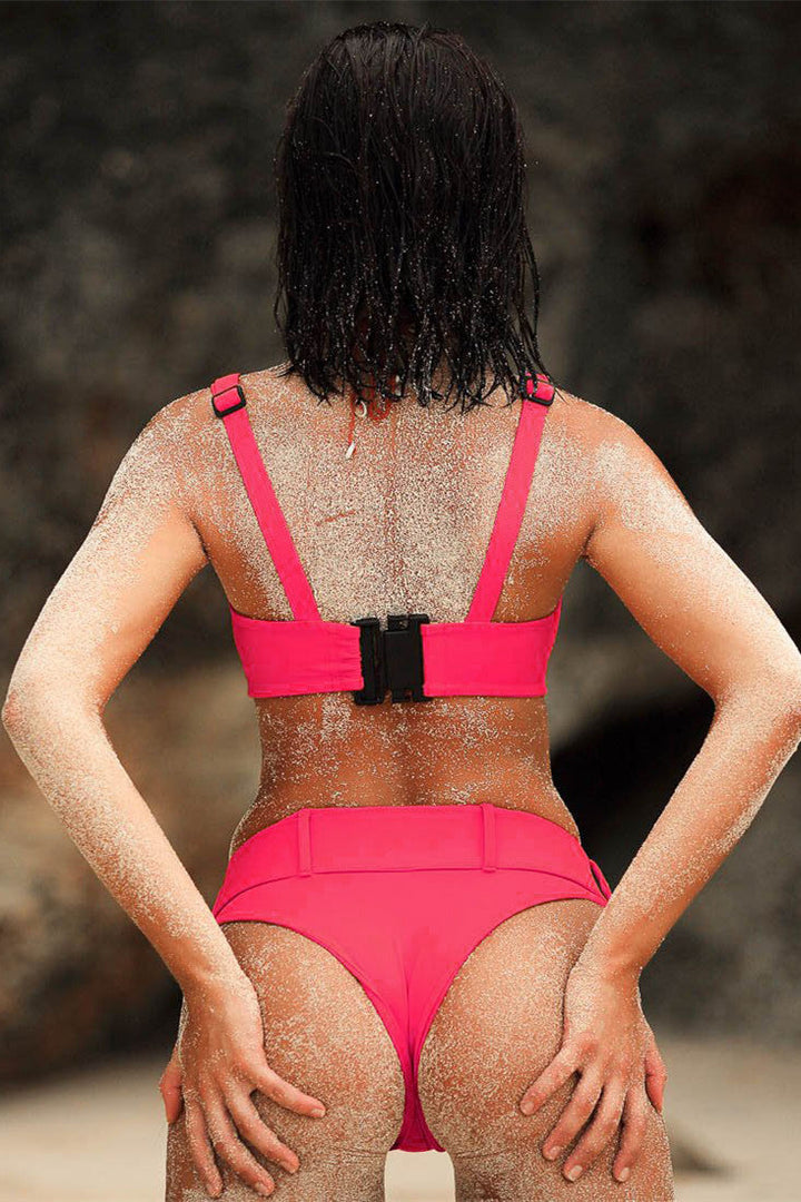 Levoire | Maillot de bain à boucle vert foncé