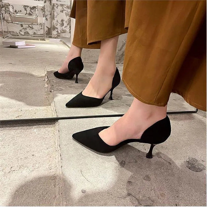 Levoire | Chaussures à talon aiguille en dentelle noire