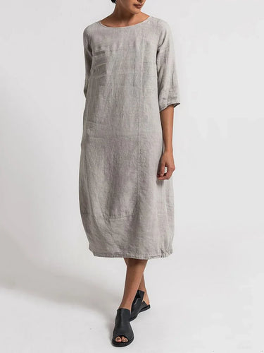 Levoire | Col rond Manches 3/4 Robe