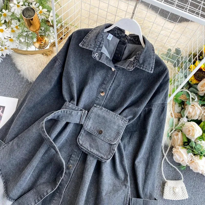 Levoire | Chemise en denim pour femmes Noir