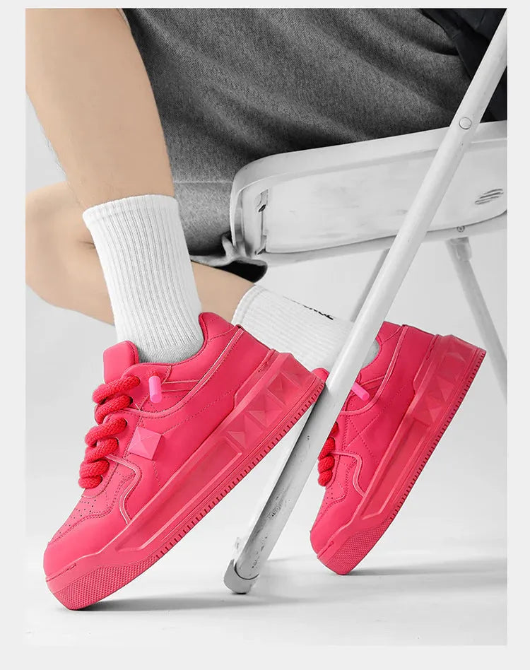 Levoire | Chaussures de sport pour hommes avec semelle épaisse – Style urbain et confort !