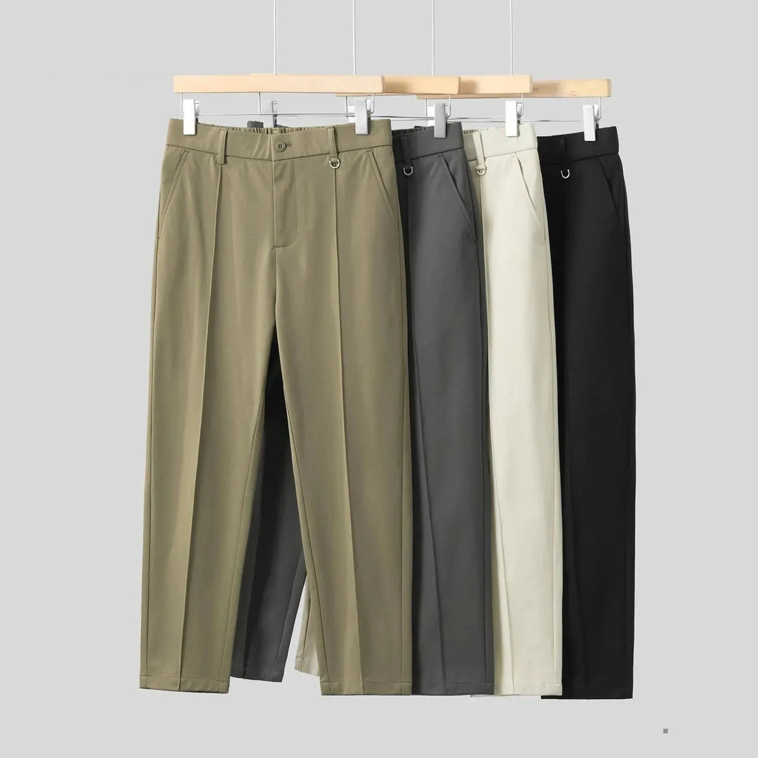 Levoire | Pantalon simple, sans plis, de couleur uniforme