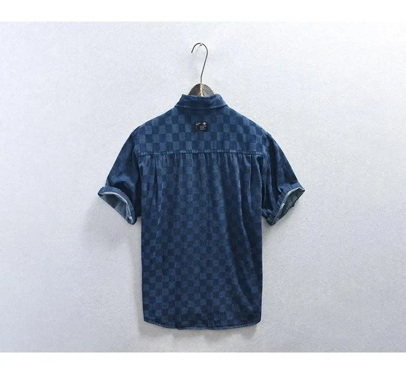 Levoire | Chemise en denim courte dans un style décontracté