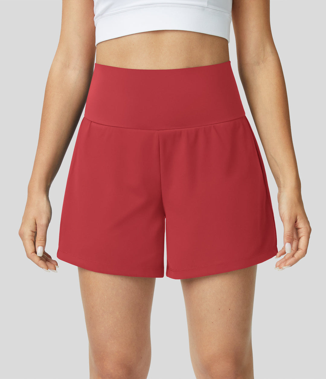 Levoire | Short De Yoga 2-En-1 Taille Haute Pourrir