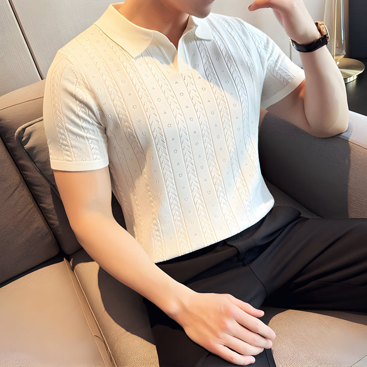 Levoire | Hommes Polo En Tricot Classique