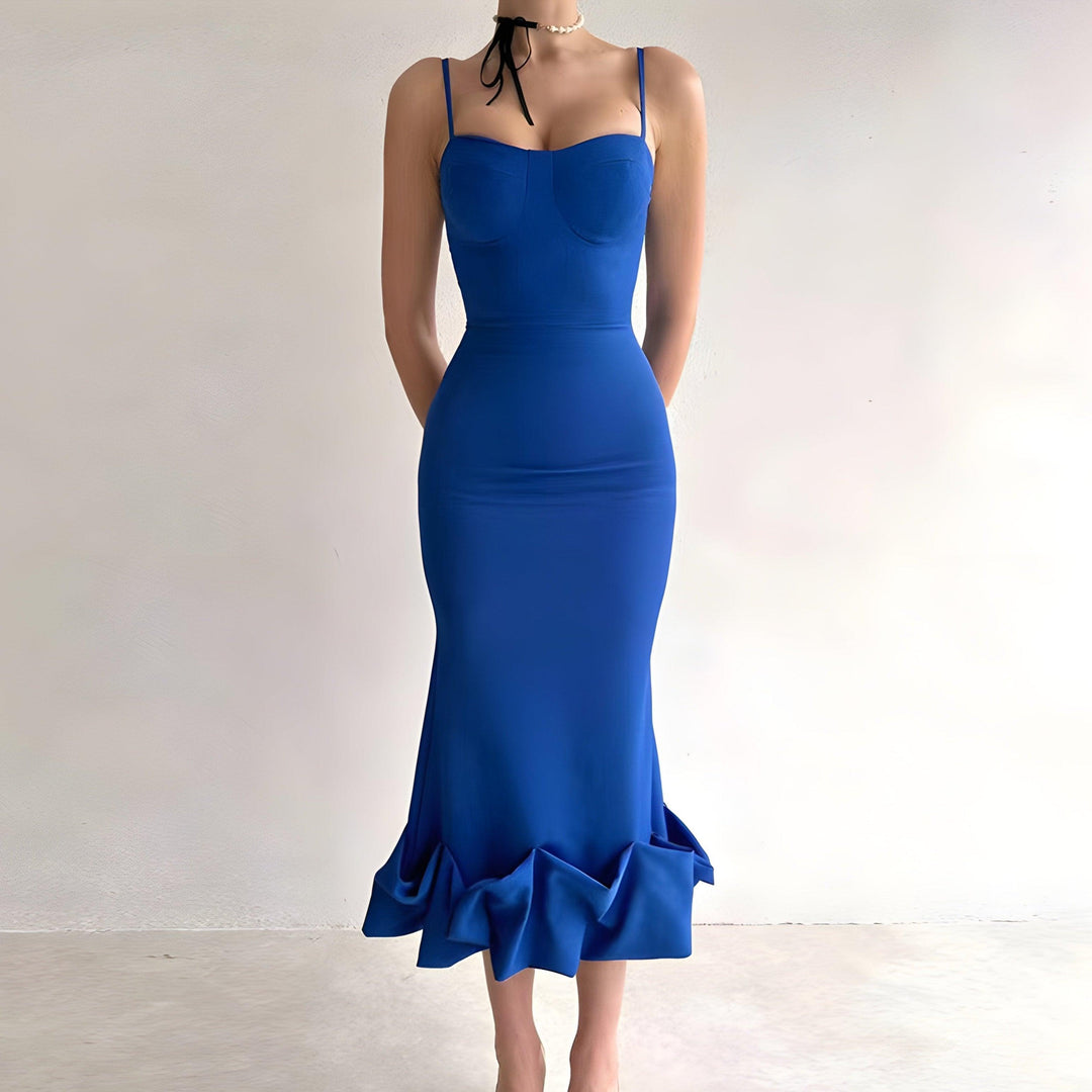 Levoire | Robe Maxi Classique Bleu