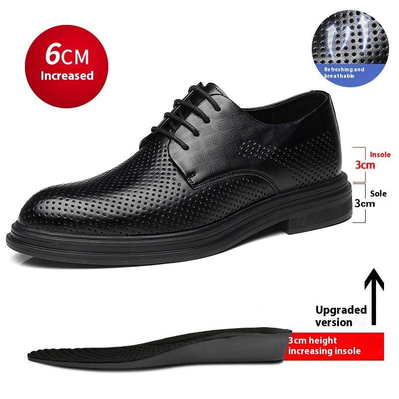 Levoire | Chaussures En Cuir Ajustables En Hauteur Hauteur de cavité augmentée de 6CM