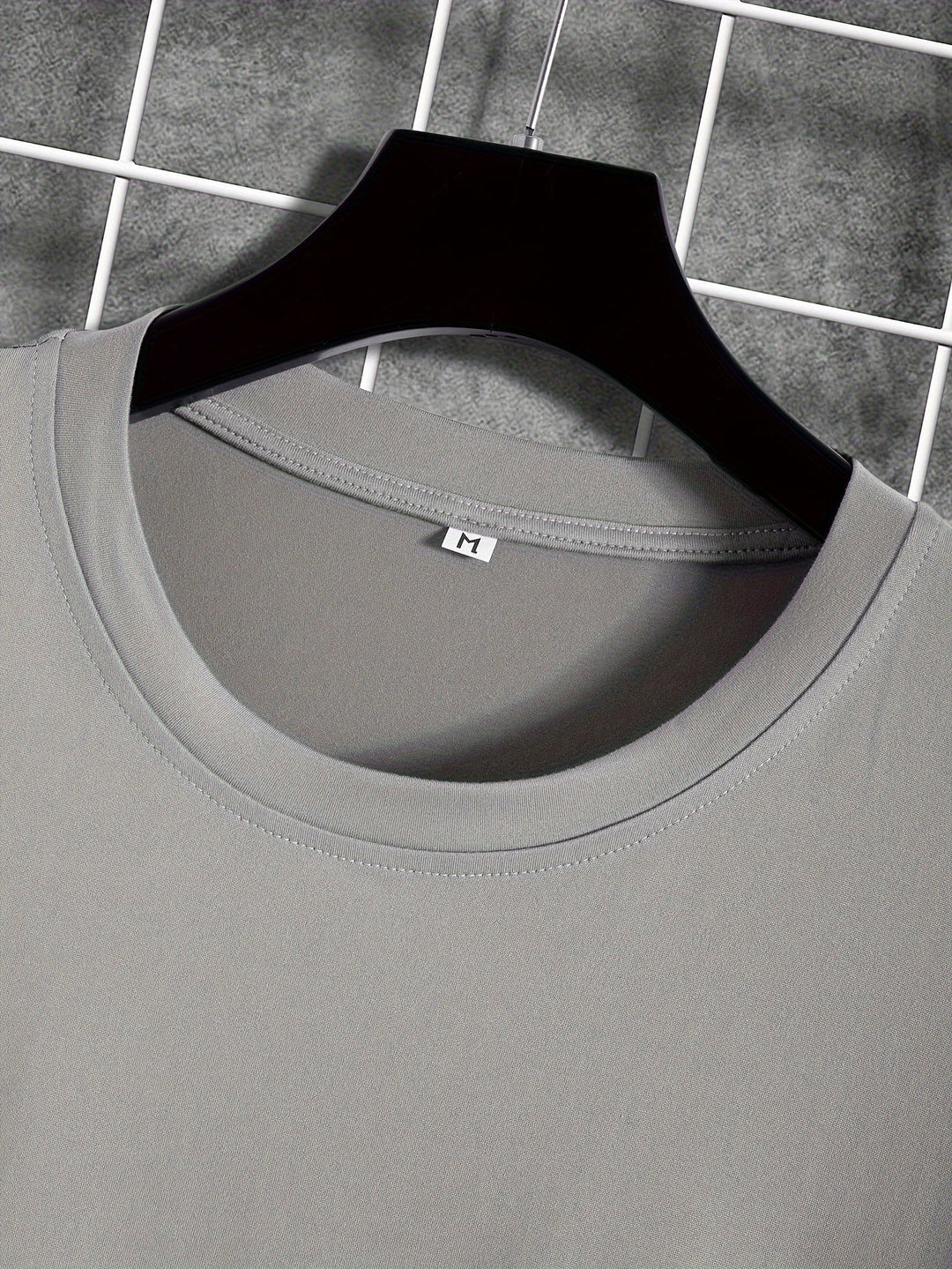 Levoire | T-Shirt En Coton Pour Hommes Avec Motif Alphabétique Et Col Rond