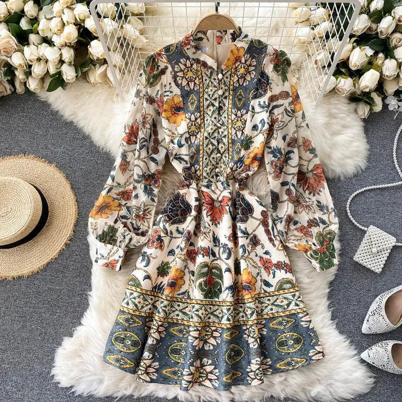 Levoire | Robe avec impression française