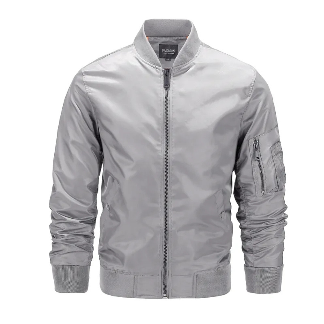 Levoire | Veste Bomber Stylée Gris clair