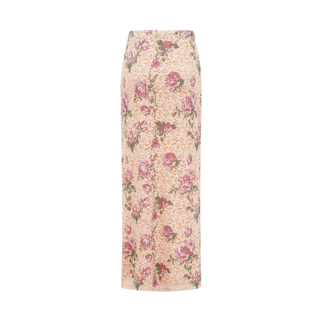 Levoire | Haut De Gilet Imprimé Floral & Ensemble De Jupe Assorti