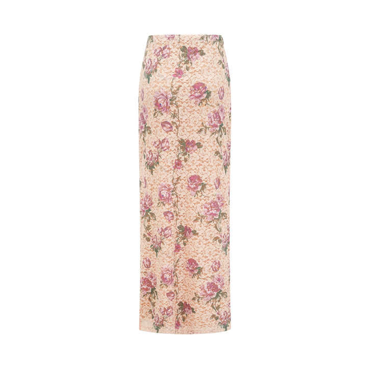 Levoire | Haut De Gilet Imprimé Floral & Ensemble De Jupe Assorti