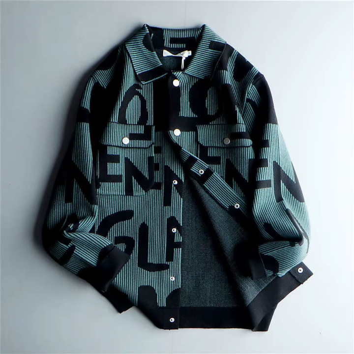 Levoire | Chemise avec motifs graphiques Vert