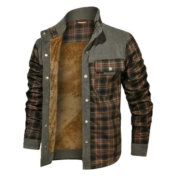 Levoire | Veste À Motifs Pour Hommes Gris Orange
