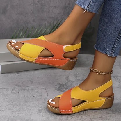 Levoire | Sandale orthopédique ultra flexible Orange