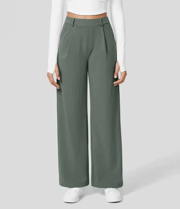 Levoire | Pantalon De Bureau En Tissu À Jambe Large