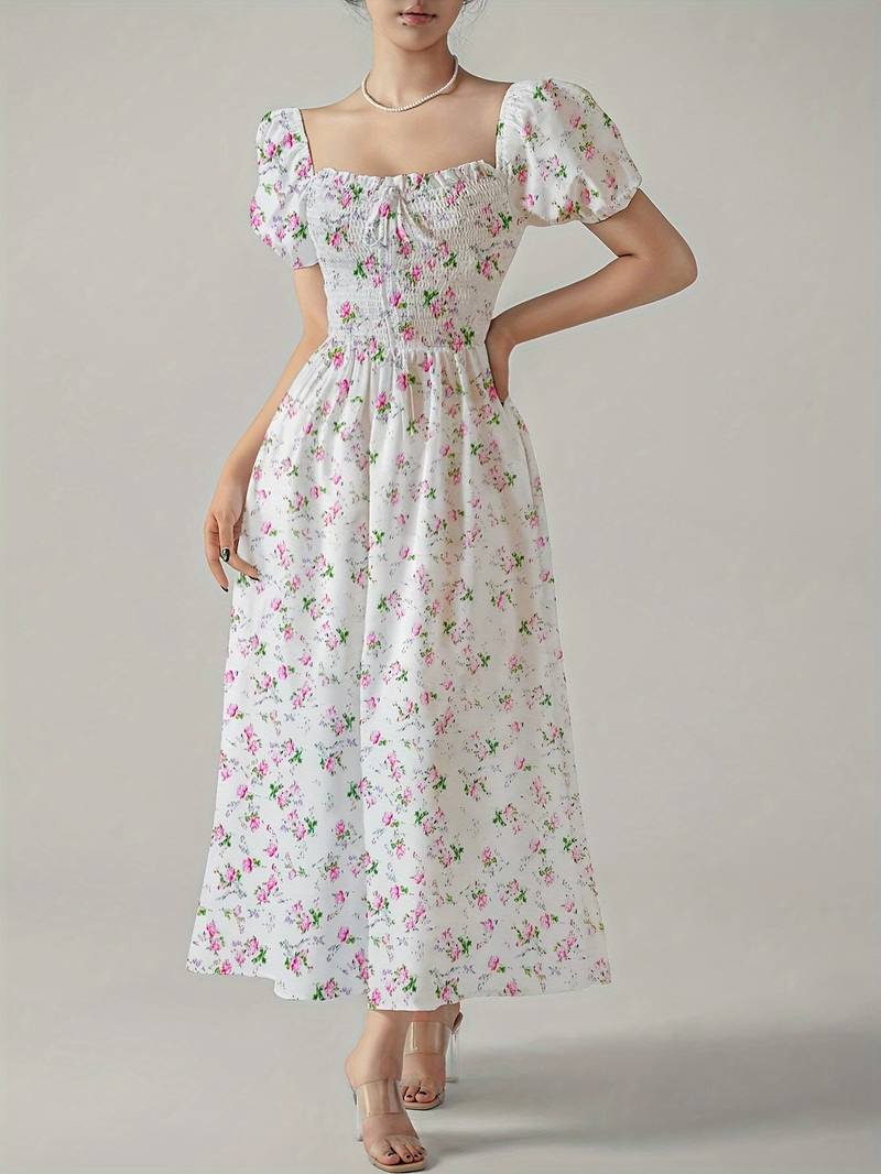 Levoire | Robe Avec Charme Froncé Et Nœud À L'Avant