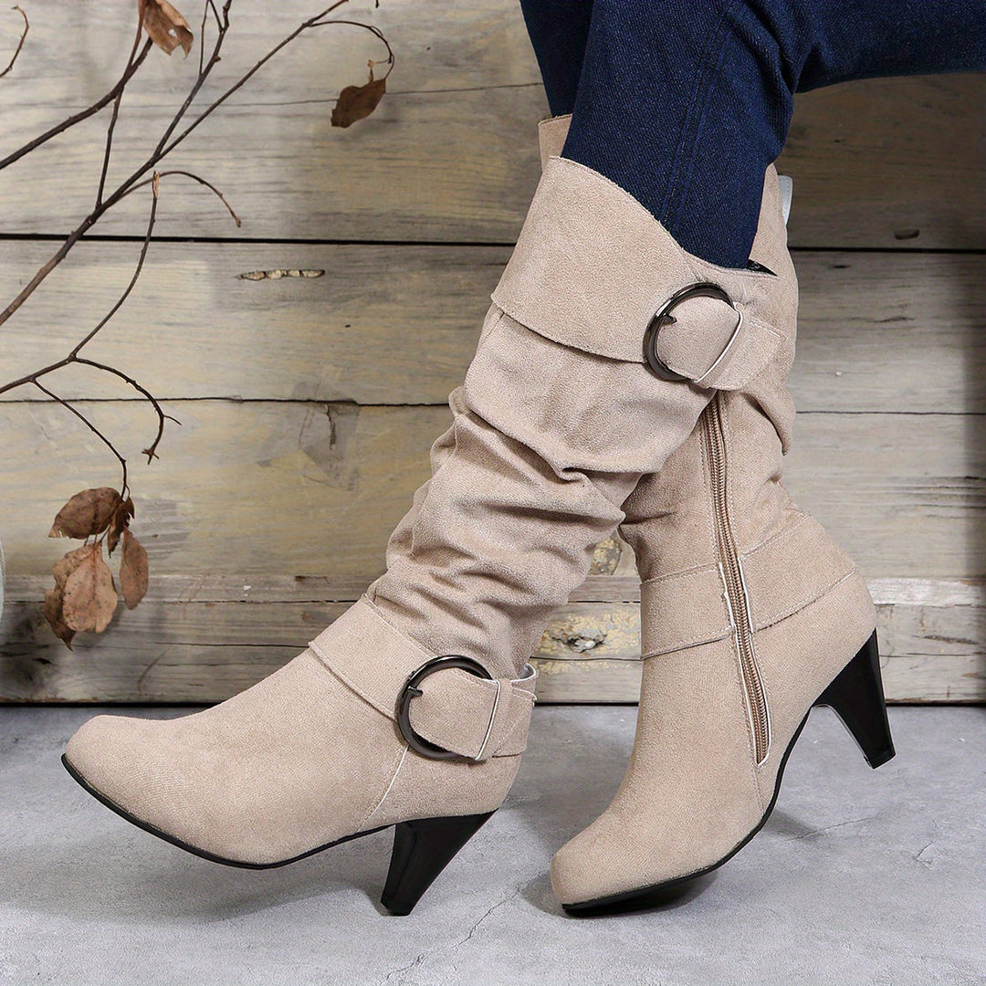 Levoire | Bottes Élégantes À Double Aiguille Pour Femmes