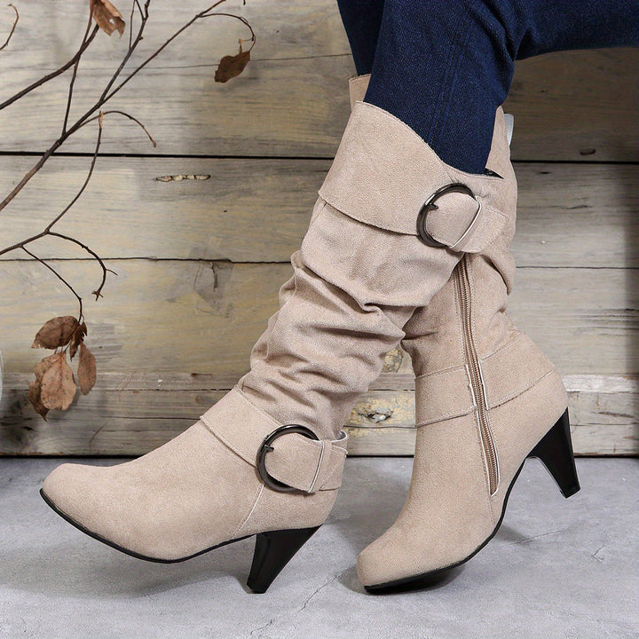 Levoire | Bottes Élégantes À Double Aiguille Pour Femmes