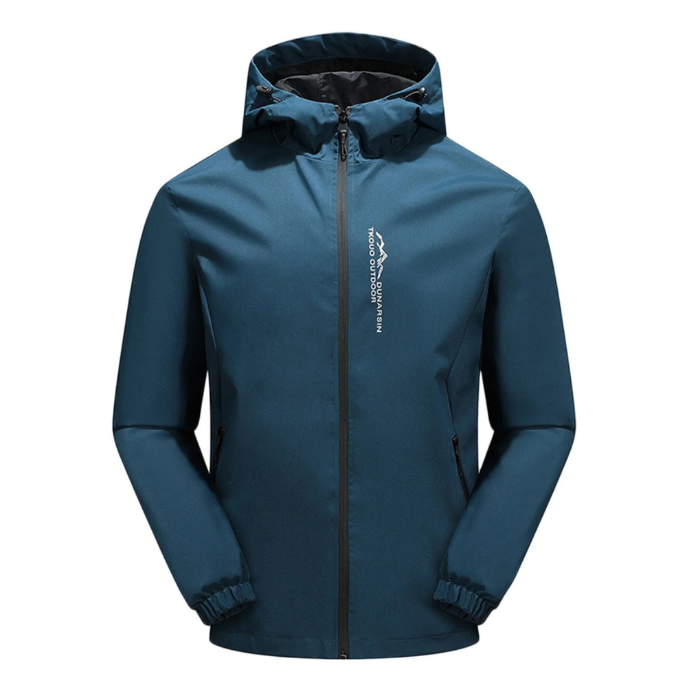 Levoire | Veste De Plein Air Pour Hommes Avec Protection Contre Le Vent Et Capuche Bleu