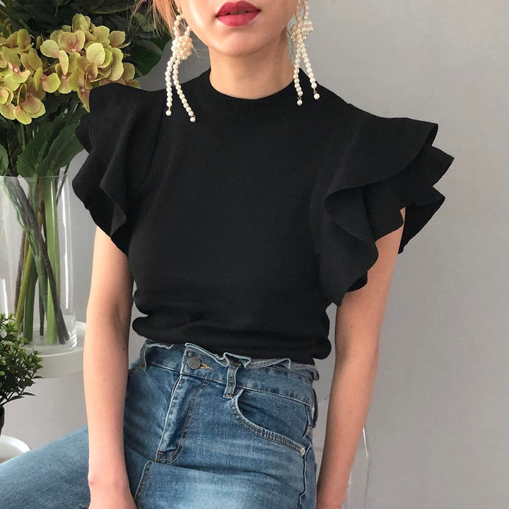 Levoire | Blouse à la mode avec volants