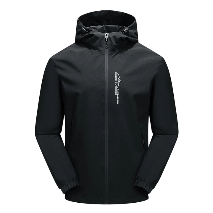 Levoire | Veste De Plein Air Pour Hommes Avec Protection Contre Le Vent Et Capuche Noir