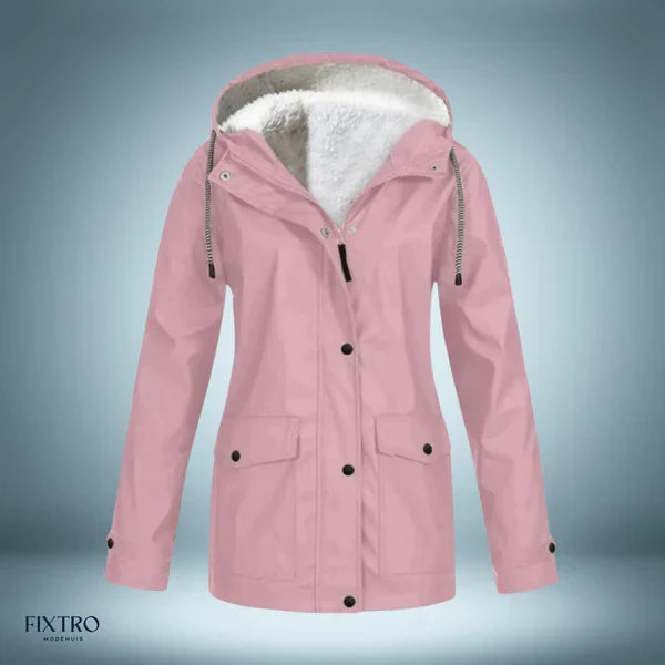 Levoire | Un Manteau De Pluie Imperméable De Rainista Rosa