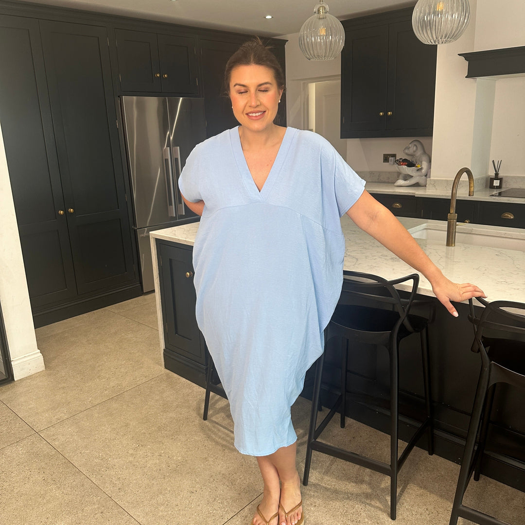 Levoire | Robe Midi Avec Décolleté En V