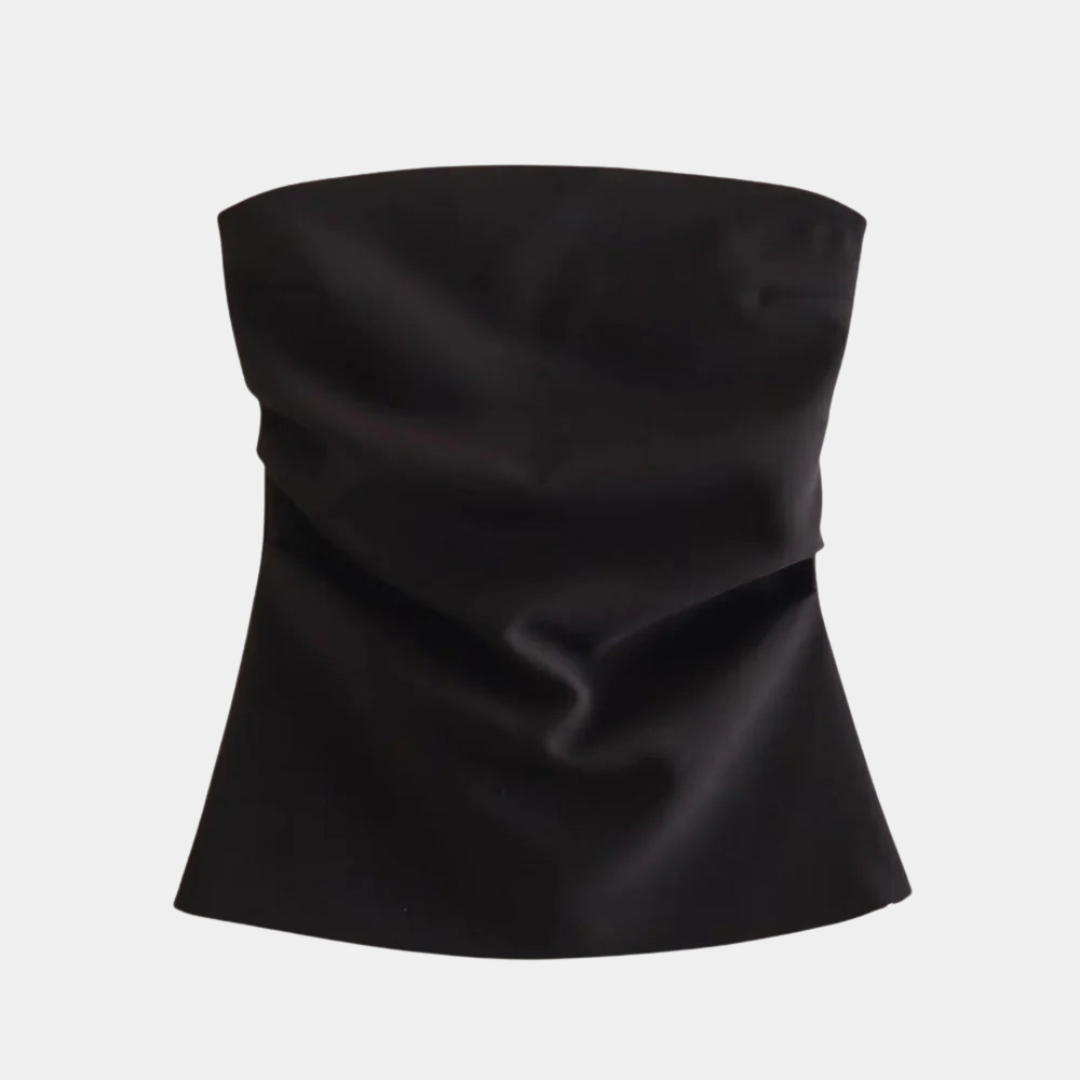 Levoire | Off Shoulder T-Shirt Femme Noir