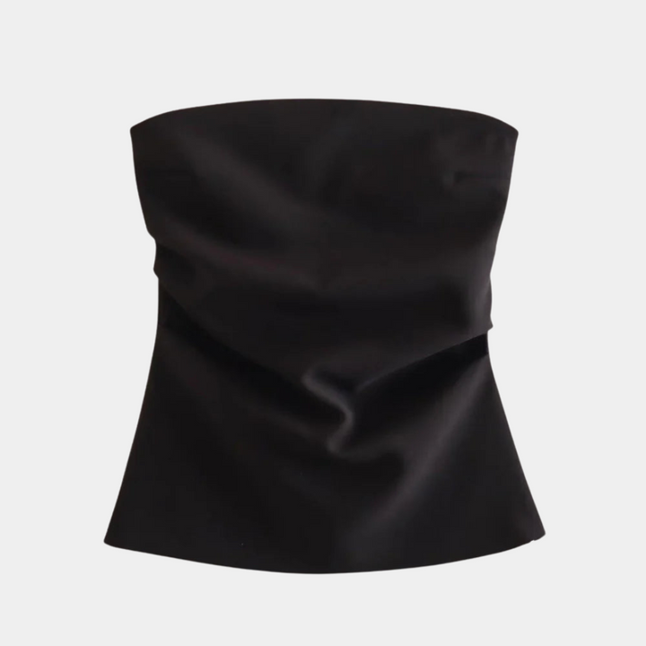 Levoire | Off Shoulder T-Shirt Femme Noir