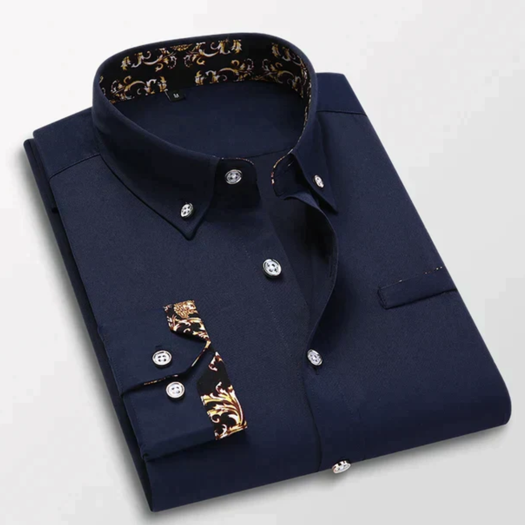 Levoire | Polo Formel Pour Hommes Bleu marine