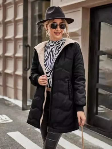 Levoire | Long Hoodie, Shaped, Lined With Fleece
