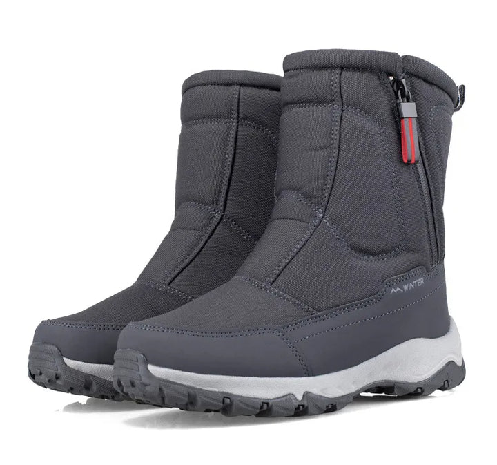 Levoire | Bottes de neige doublées antidérapantes avec zip latéral