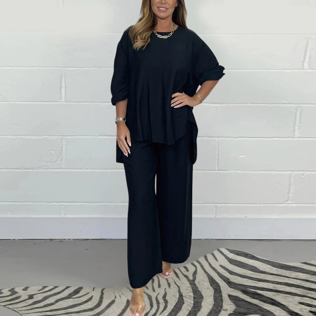 Levoire | Dames Lin Style Deux Pices Ensemble Noir