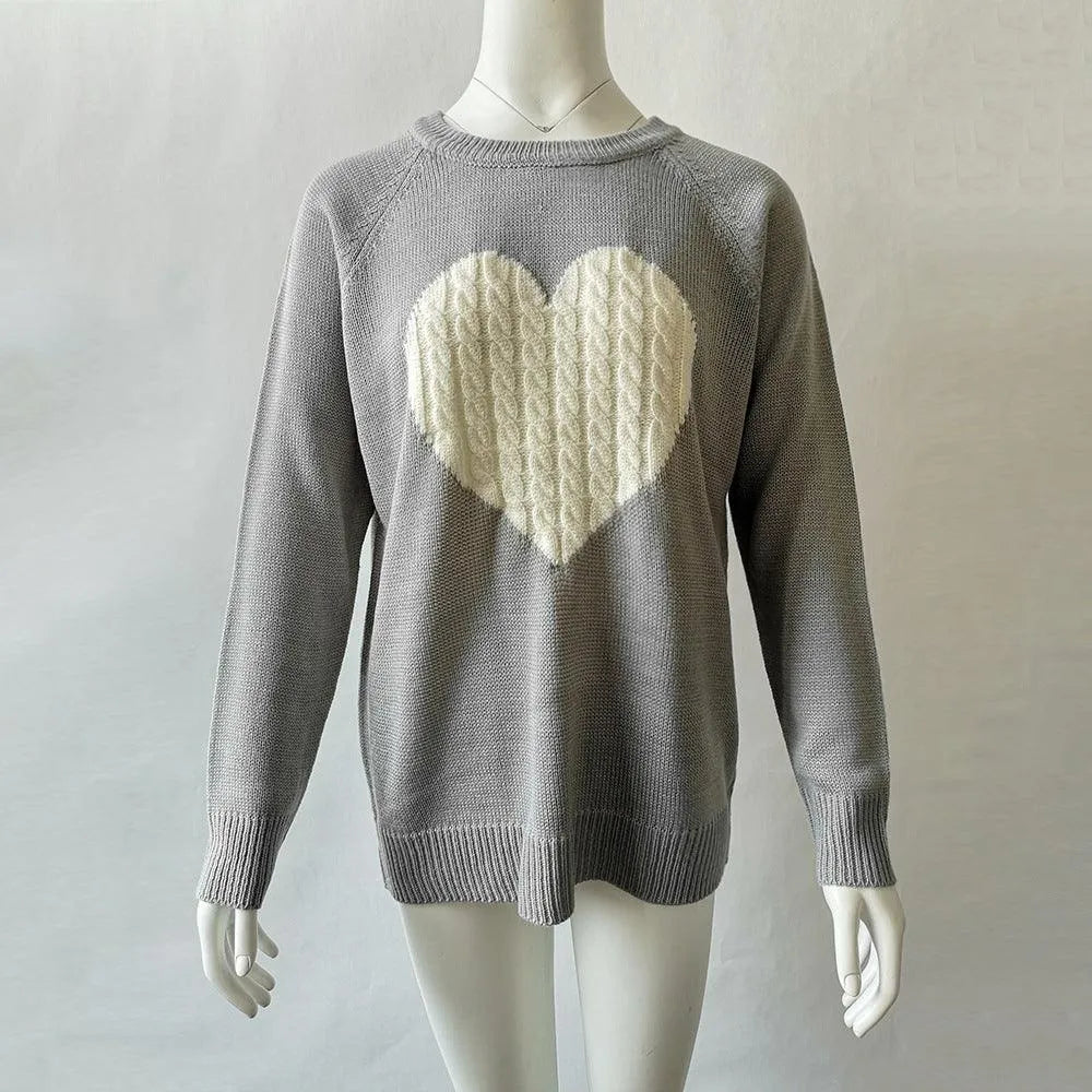 Levoire | tricot imprimé avec coeur