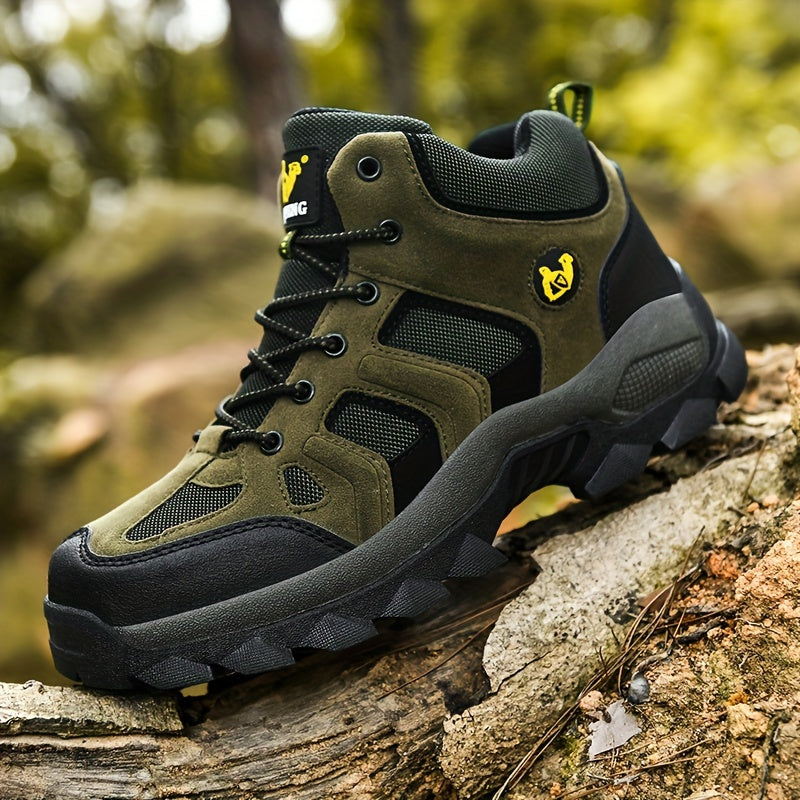 Levoire | Chaussures De Randonnée Imperméables À Lacets Pour Hommes vert olive