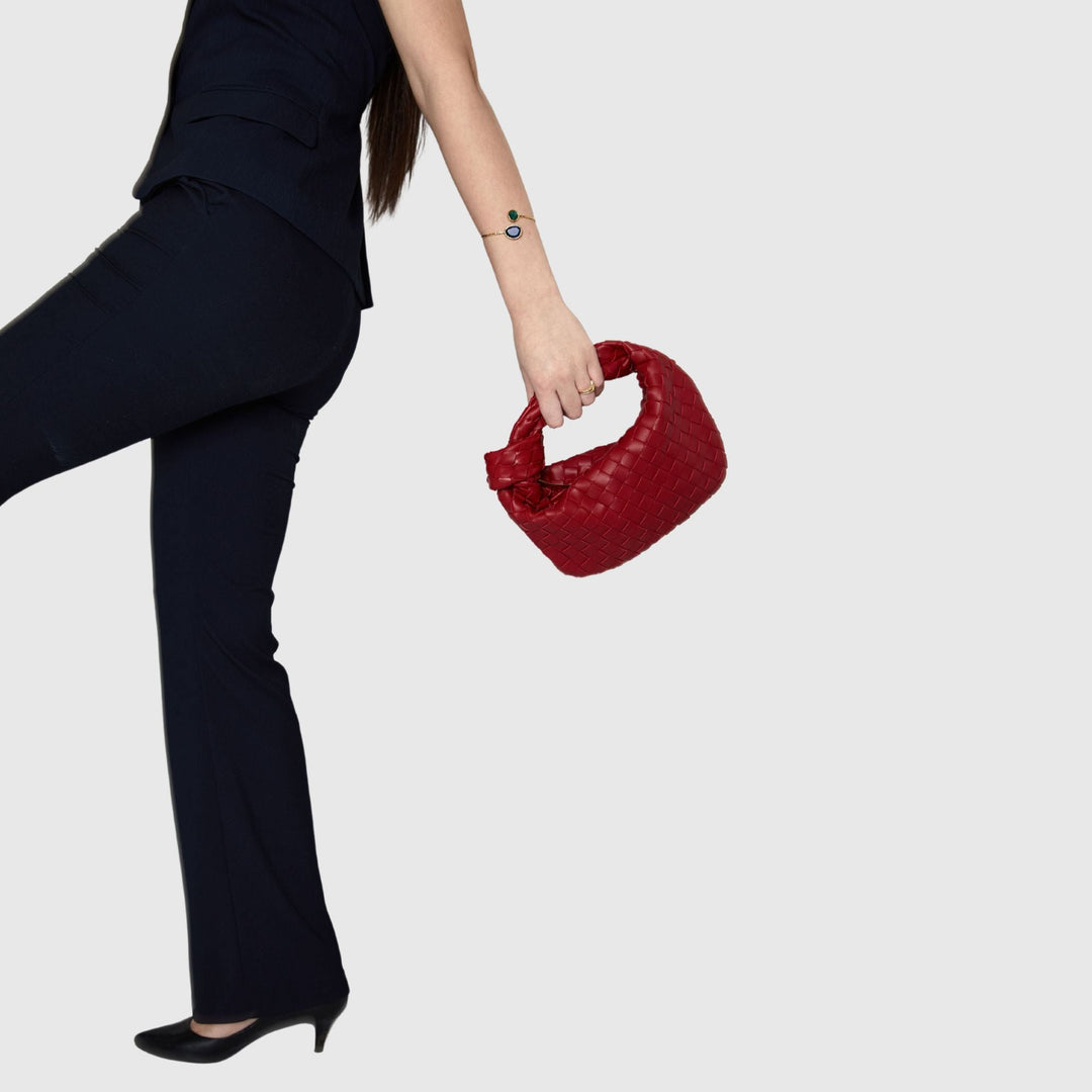 Levoire | Sac Mini Tissé Rouge vin