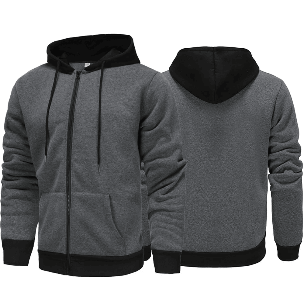 Levoire | Sweat À Capuche Classique Avec Capuche Contrastée Gris