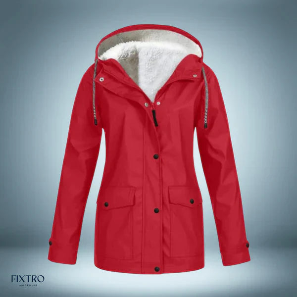 Levoire | Un Manteau De Pluie Imperméable De Rainista Rot