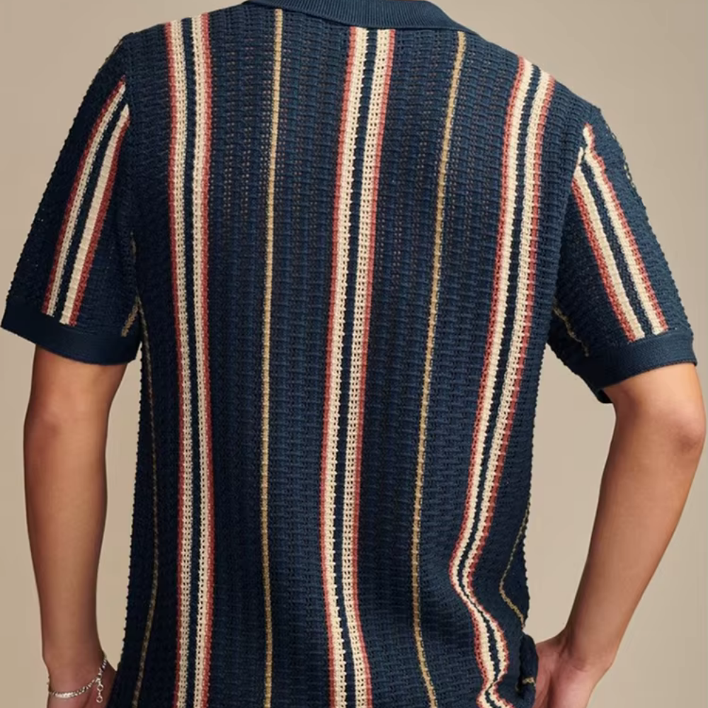 Levoire | Chemise en tricot rayée