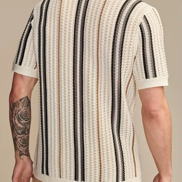 Levoire | Chemise en tricot rayée
