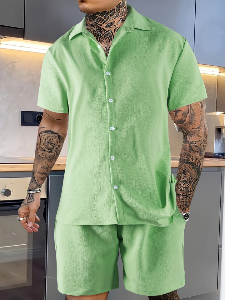 Levoire | Ensemble 2 Pièces Non Combinable Avec Une Chemise Réversible Et Un Short Ruohomanne