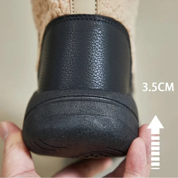 Levoire | Chaussures de cheville en polaire antidérapantes chaudes