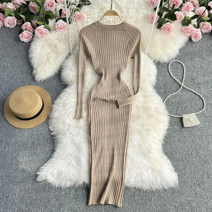 Levoire | Robe sexy Enganched Khaki Taille moyenne