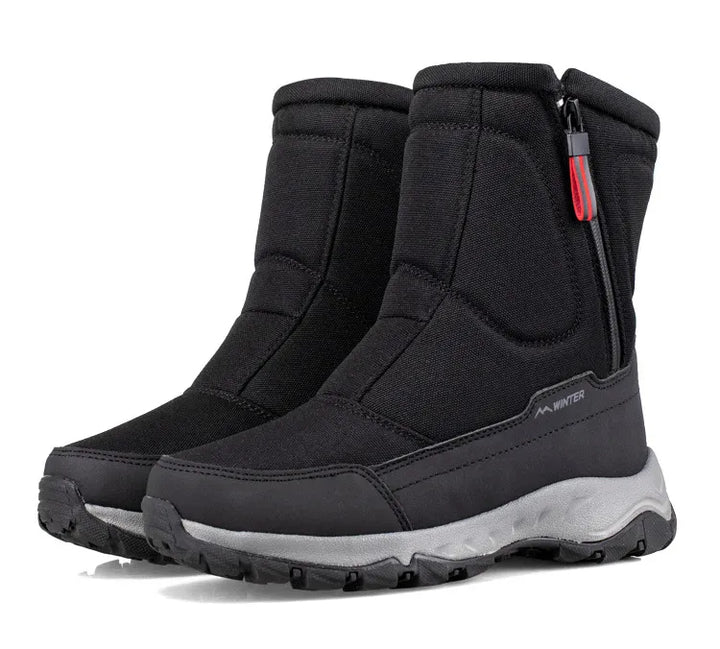 Levoire | Bottes de neige doublées antidérapantes avec zip latéral