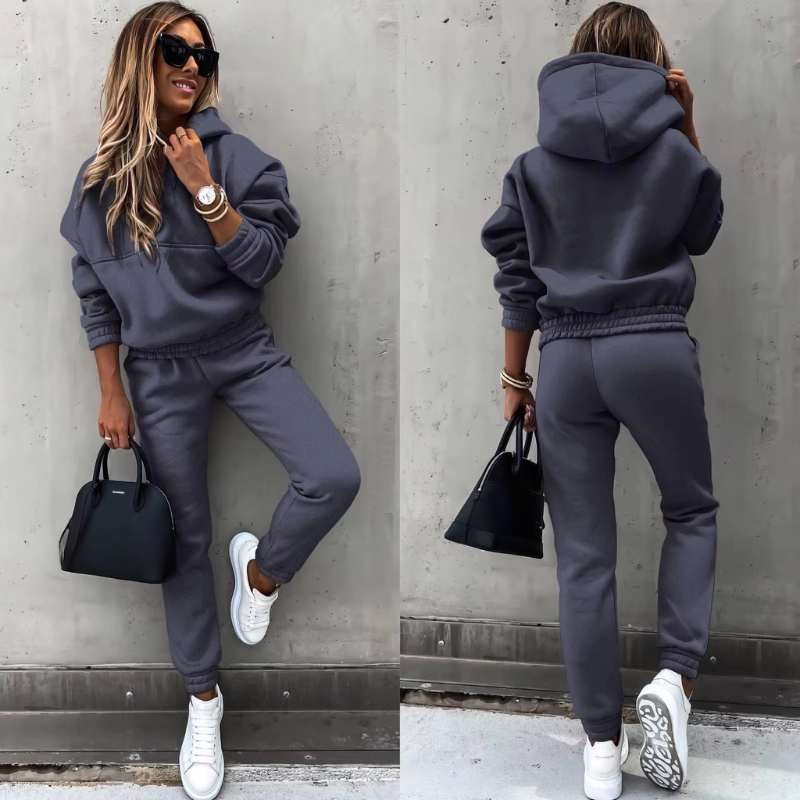Levoire | Ensemble De Sport Coupe Confortable Gris foncé