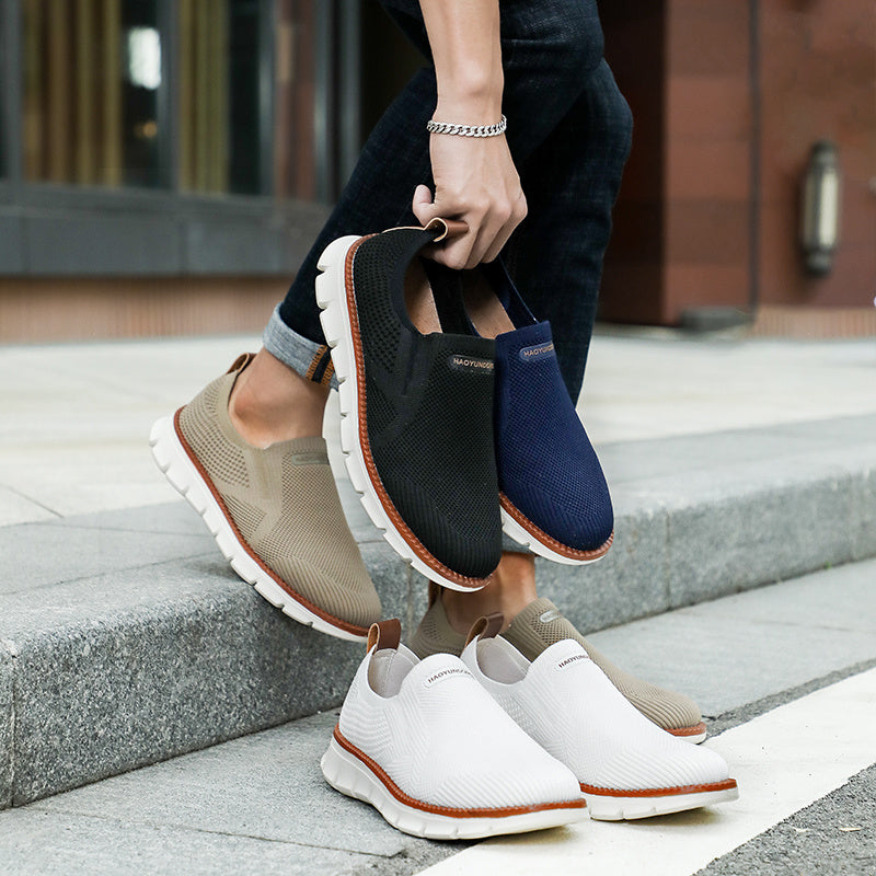Levoire | Respirant Mesh Khaki Chaussures Pour Hommes